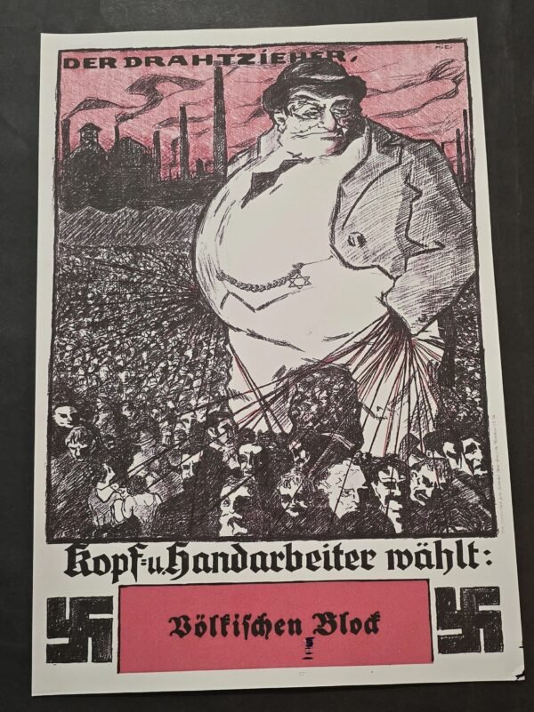 20260508_141510-ceac4f4.jpg WW2 Nazi German Third Reich Anti-Semitic Anti-Communist Poster Print