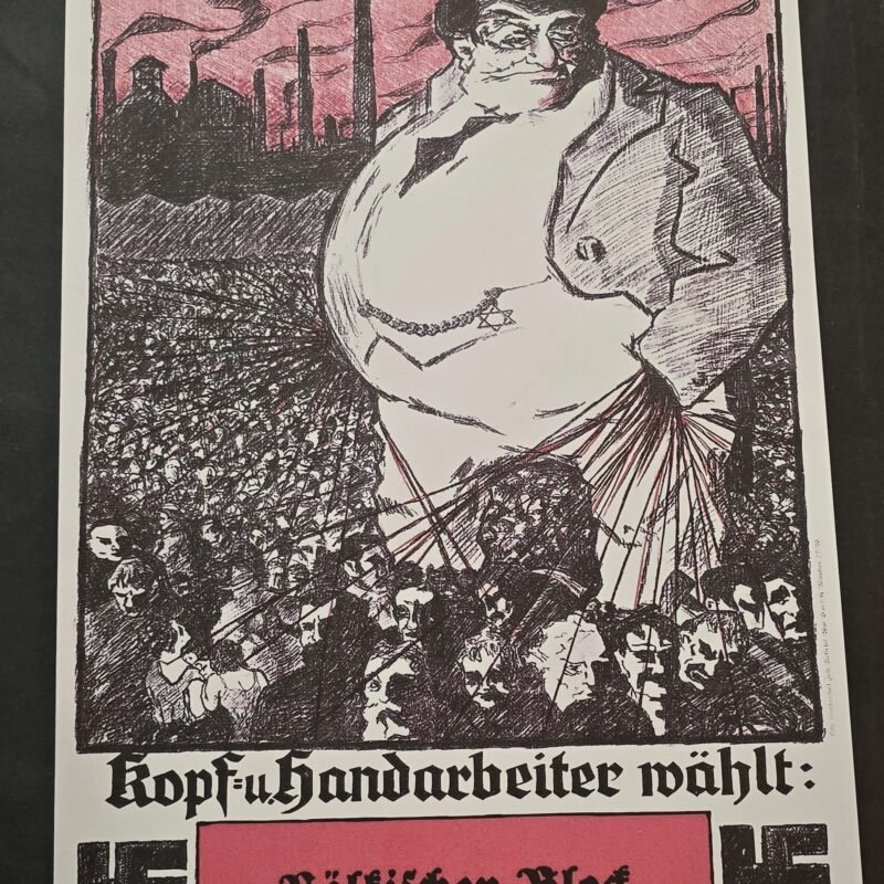 20260508_141510-ceac4f4.jpg WW2 Nazi German Third Reich Anti-Semitic Anti-Communist Poster Print