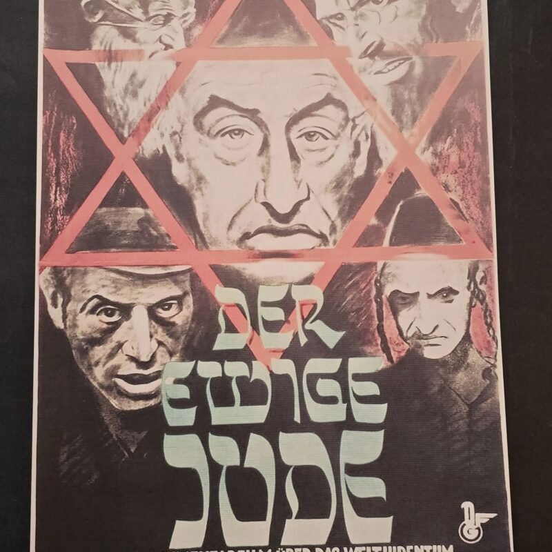 20260508_141522-926bc58.jpg WW2 Nazi German Anti-Semitic Jewish Der Ewige Jude Documentary Film Poster Print Variant Version
