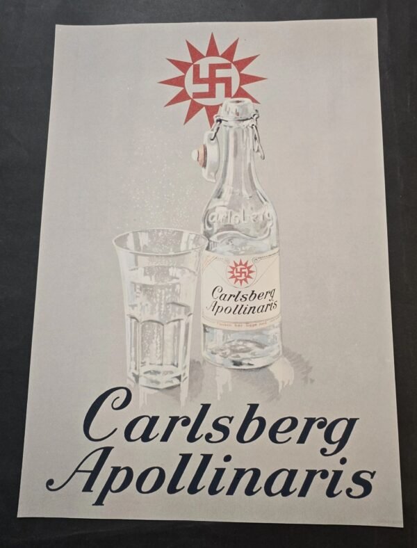 20260508_141918-8ef8297.jpg Vintage Style Carlsberg Beer Apollinaris Advertising w Swastika Poster Print