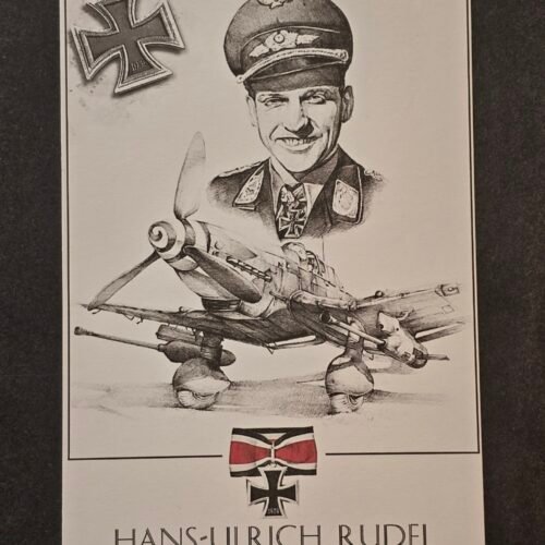 20260509_144729 Hans-Ulrich Rudel Commemorative Card – Luftwaffe Stuka Pilot Knight’s Cross WWII