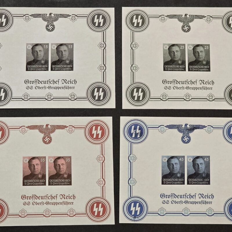 20260509_162217.jpg SS Oberstgruppenfuhrer Martin Borman Third Reich WW2 Nazi German Souvenir Stamp Sheet