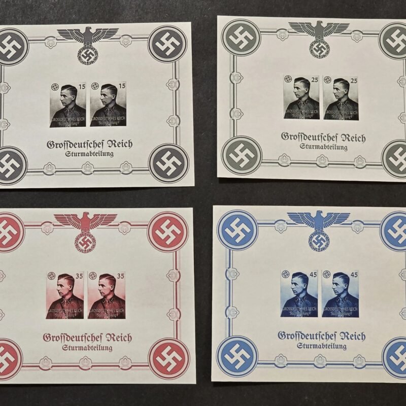 20260509_162456.jpg Horst Wessel SA Stormtrooper Third Reich WW2 Nazi German Souvenir Stamp Sheet