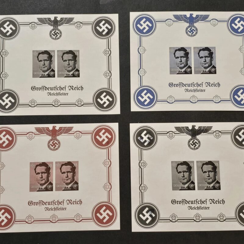 20260509_164137.jpg Rudolf Hess NSDAP leader Third Reich WW2 Nazi German Souvenir Stamp Sheet