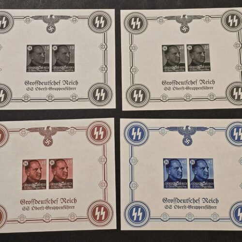 20260509_164510.jpg SS Oberstgruppenfuhrer Sepp Dietrich Third Reich WW2 Nazi German Souvenir Stamp Sheet