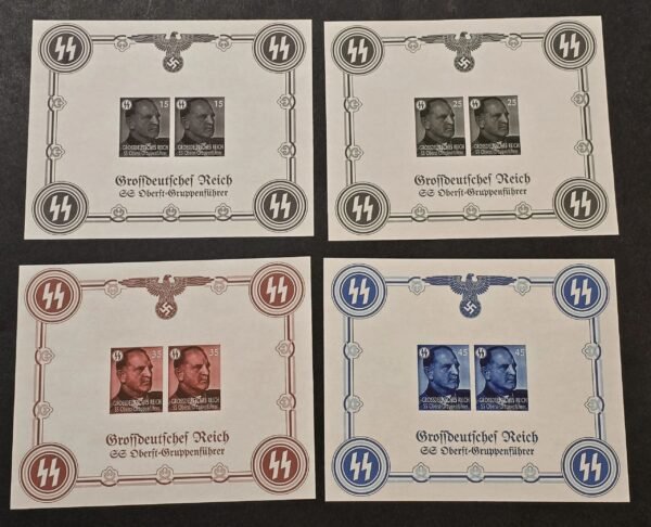 20260509_164510.jpg SS Oberstgruppenfuhrer Sepp Dietrich Third Reich WW2 Nazi German Souvenir Stamp Sheet