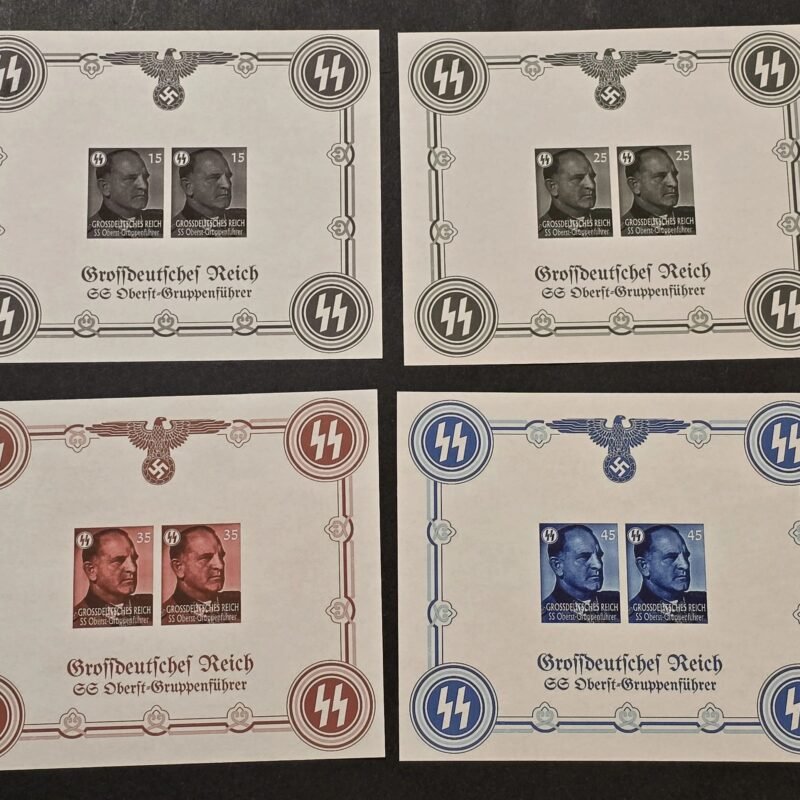 20260509_164510.jpg SS Oberstgruppenfuhrer Sepp Dietrich Third Reich WW2 Nazi German Souvenir Stamp Sheet