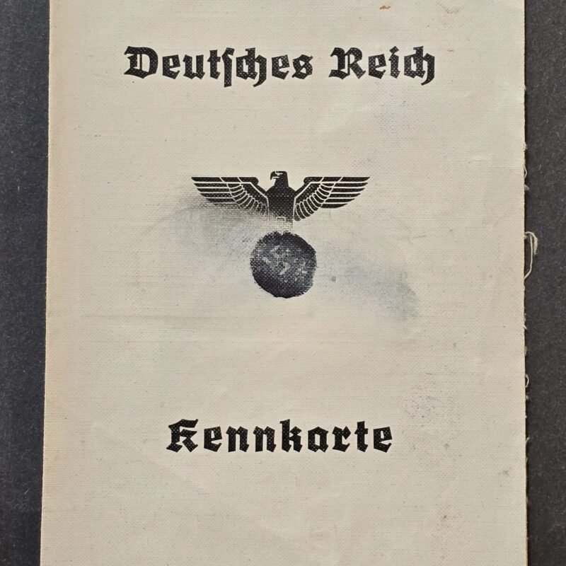 20260510_150847.jpg 1945 Freiburg German Kennkarte ID Booklet Photo Fingerprints Occupation Era