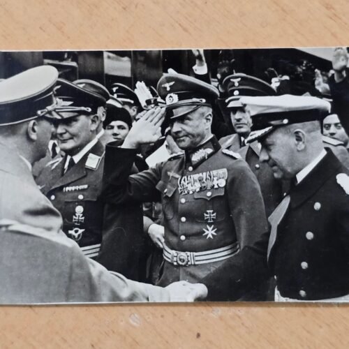 20260510_153917.jpg Rare 1938 Nazi German Third Reich Adolf Hitler Farewell Photo Rome Trip Göring Brauchitsch Raeder Photo