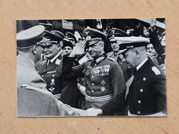 20260510_153917.jpg Rare 1938 Nazi German Third Reich Adolf Hitler Farewell Photo Rome Trip Göring Brauchitsch Raeder Photo