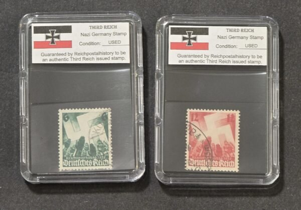 20260511_142830.jpg REICHSPARTEITAG SWASTIKA SET Third Reich Railways WWII Nazi German NSDAP Stamps