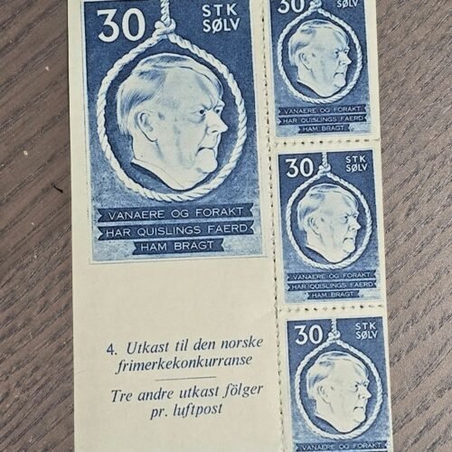 20260518_204818.jpg Norwegian Anti-Quisling Propaganda Cinderella Stamp Booklet WWII Resistance