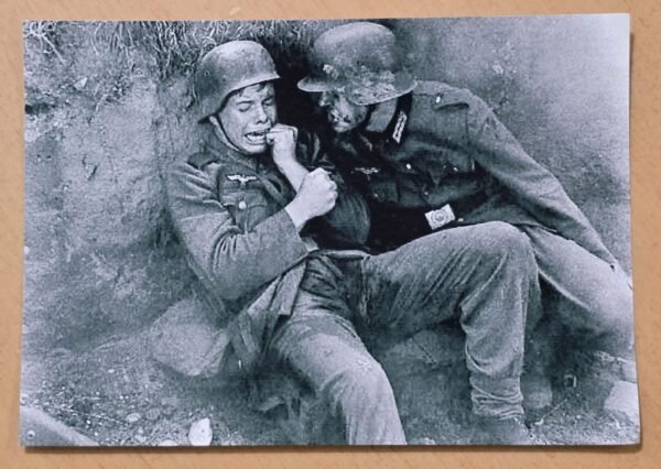 20260605_161422.jpg TERRIFIED! SCREAMING Boy Wehrmacht Soldier Pisses His pants WW2 German Photo