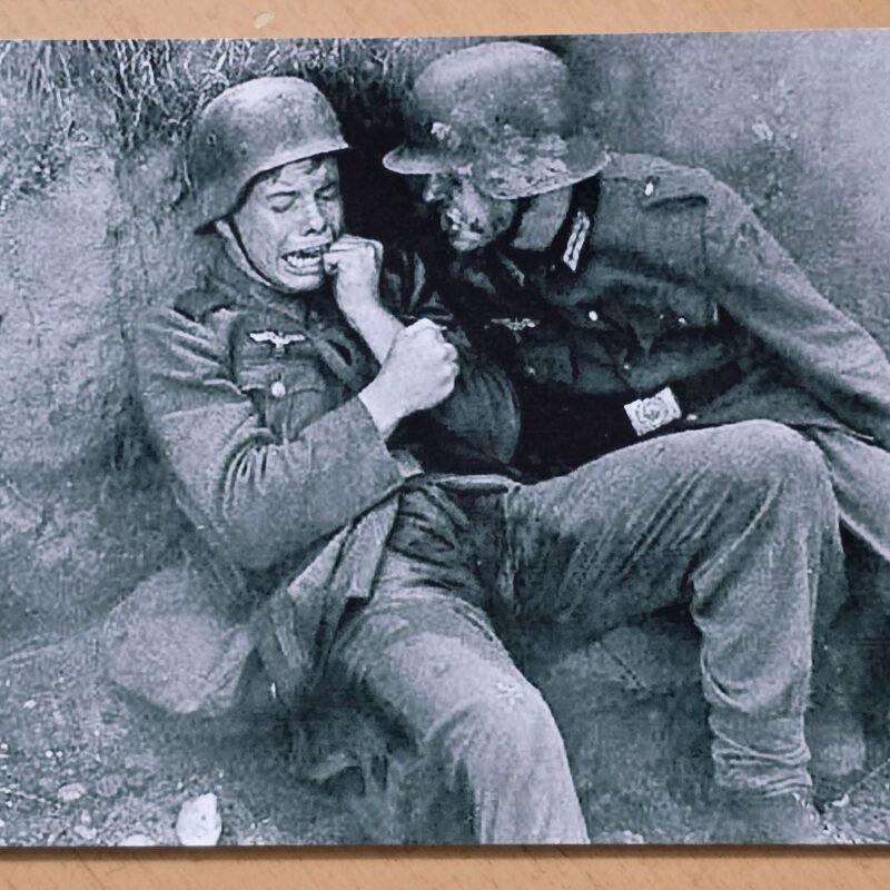 20260605_161422.jpg TERRIFIED! SCREAMING Boy Wehrmacht Soldier Pisses His pants WW2 German Photo