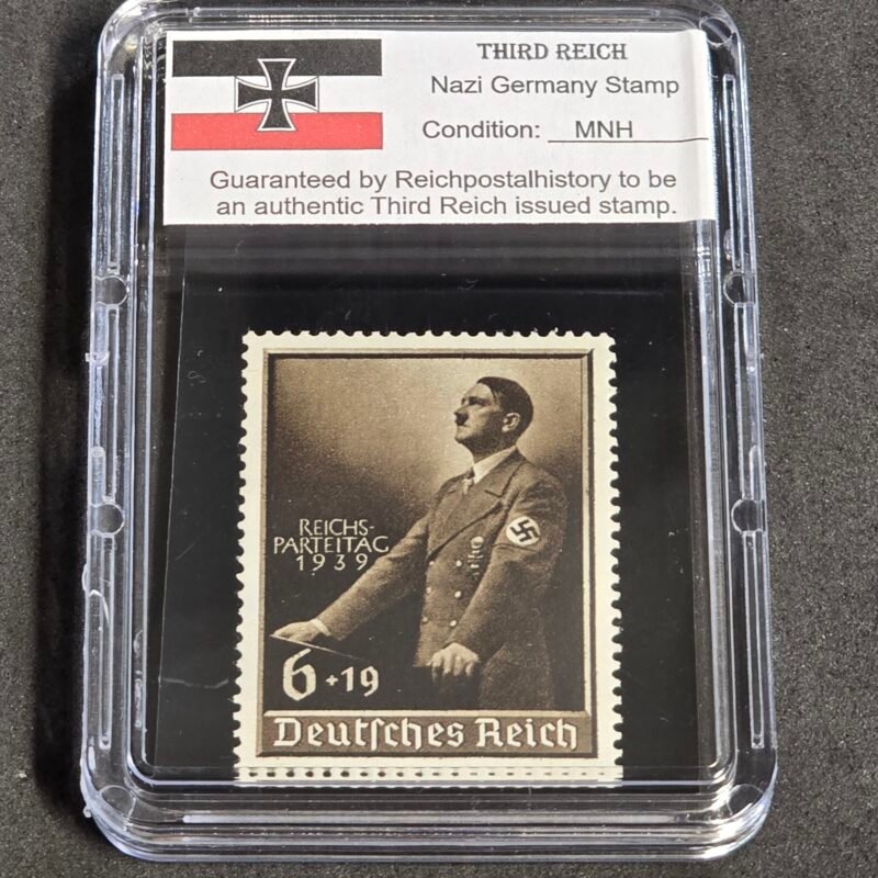Adolf Hitler NSDAP Reichsparteitag Nurnberg Speech MNH Stamp w Case WW2 Nazi German Third Reich Era