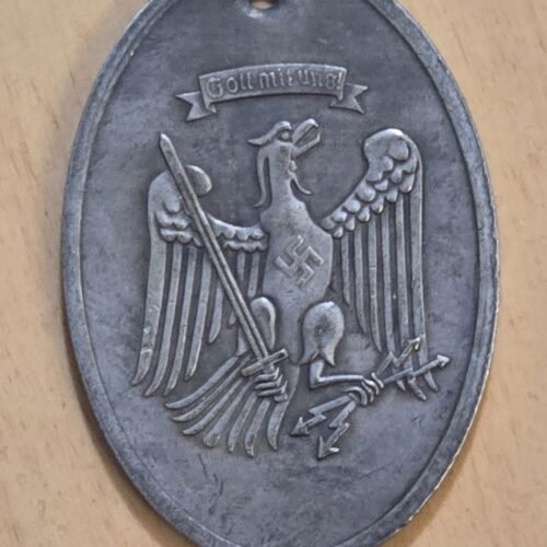 20260609_155543.jpg WW2 German Third Reich Silver Prussian Gestapo Warrant Disc Badge Secret Police