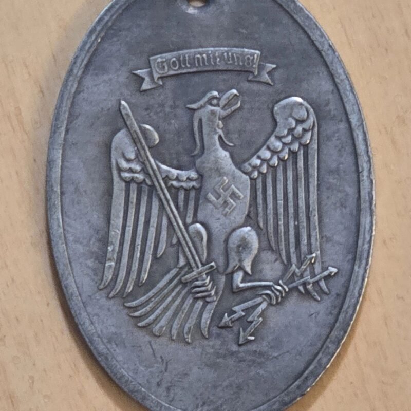 20260609_155543.jpg WW2 German Third Reich Silver Prussian Gestapo Warrant Disc Badge Secret Police