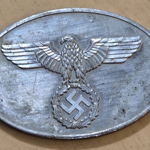 20260609_155800.jpg Gestapo Silver Warrant Disc WW2 Nazi German NSDAP Third Reich Secret Police Badge