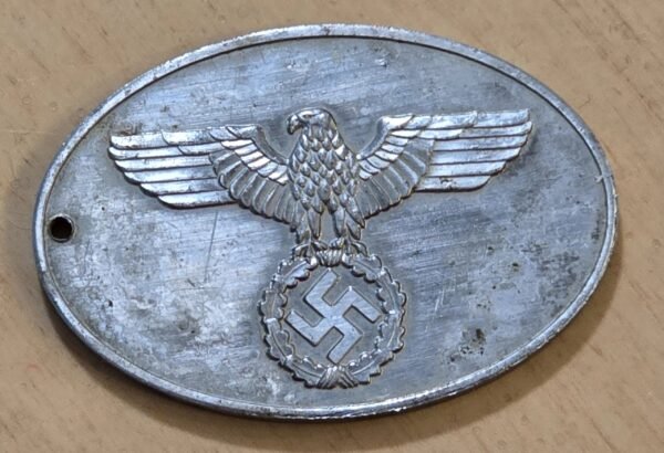 20260609_155800.jpg Gestapo Silver Warrant Disc WW2 Nazi German NSDAP Third Reich Secret Police Badge