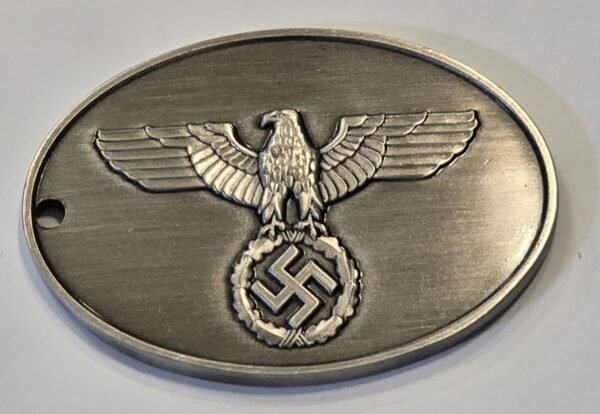 20260609_155917.jpg Gestapo Bronze Warrant Disc WW2 Nazi German NSDAP Third Reich State Criminal Police Badge SS