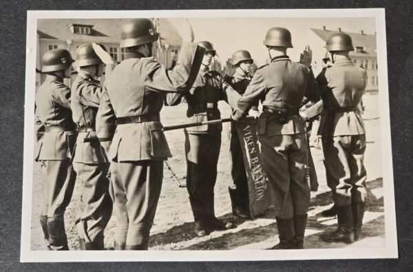 20260610_195956.jpg Rare Original Waffen-SS "Wiking" Division Photograph – Viken Bataljon Standard Flag