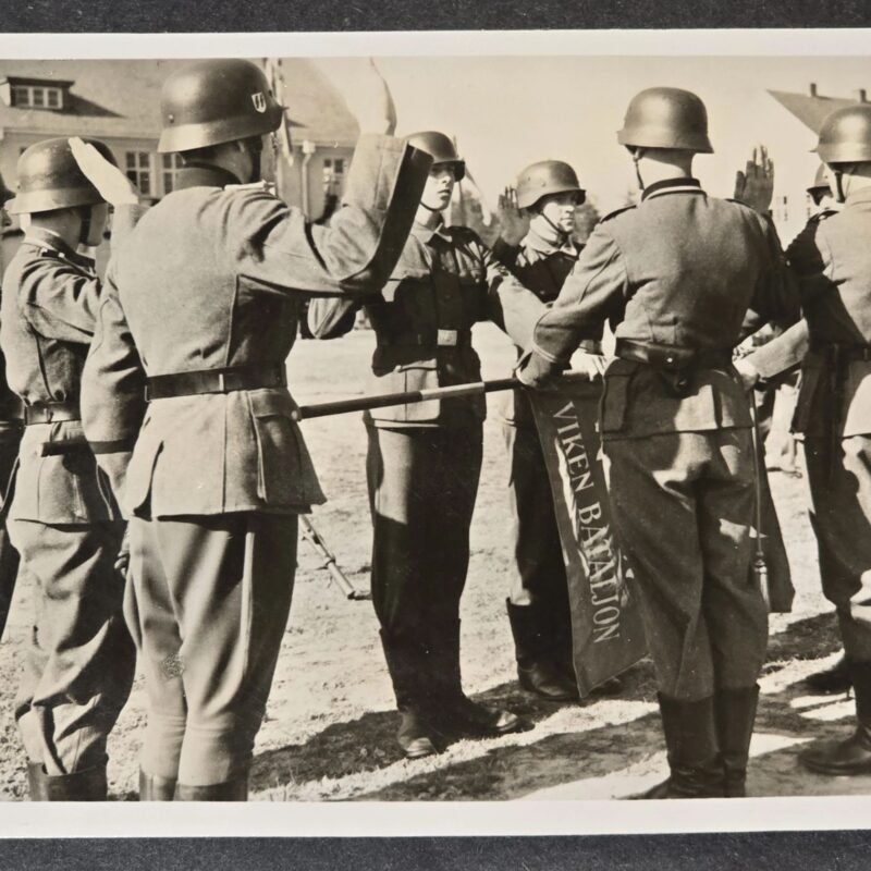 20260610_195956.jpg Rare Original Waffen-SS "Wiking" Division Photograph – Viken Bataljon Standard Flag