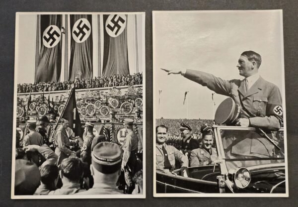 20260612_153653.jpg Adolf Hitler Third Reich Nazi German NSDAP 1936 Photo Cards x 2