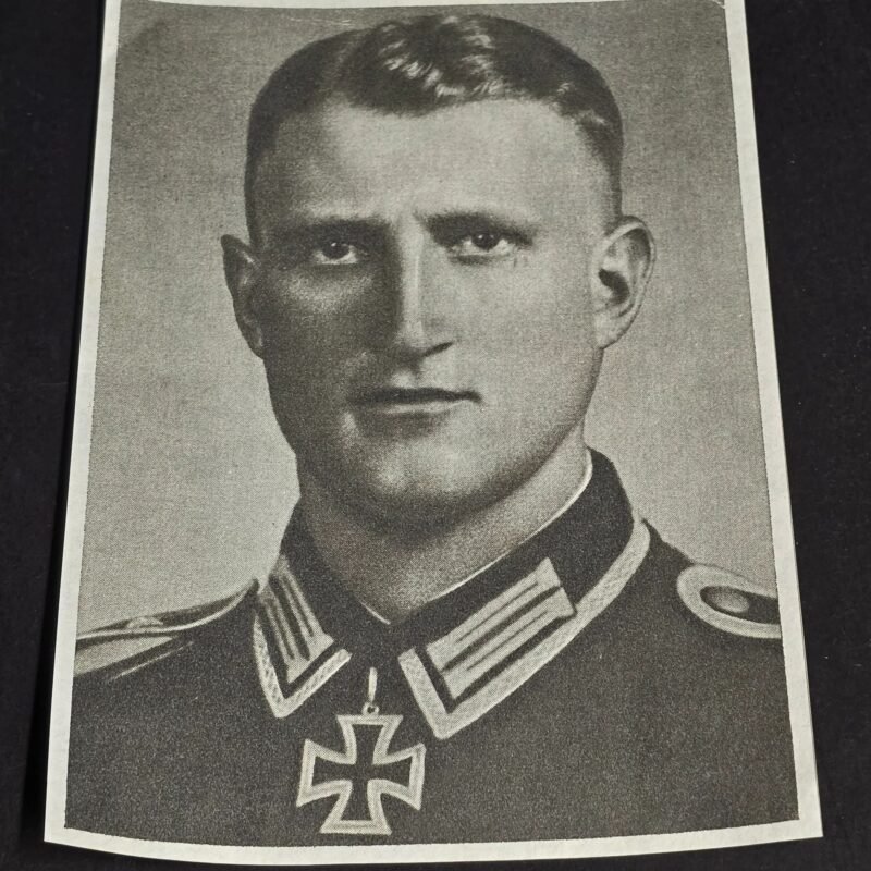 20260613_163420.jpg WWII German Print Knight's Cross Holder Oberfeldwebel Peter Veeser Heer Portrait