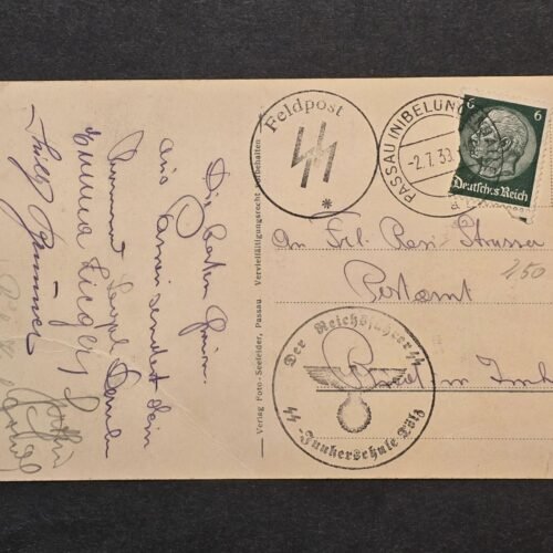 20260614_121727.jpg Rare German 1933 SS Feldpost Postcard SS Reichsführerschule Cachet