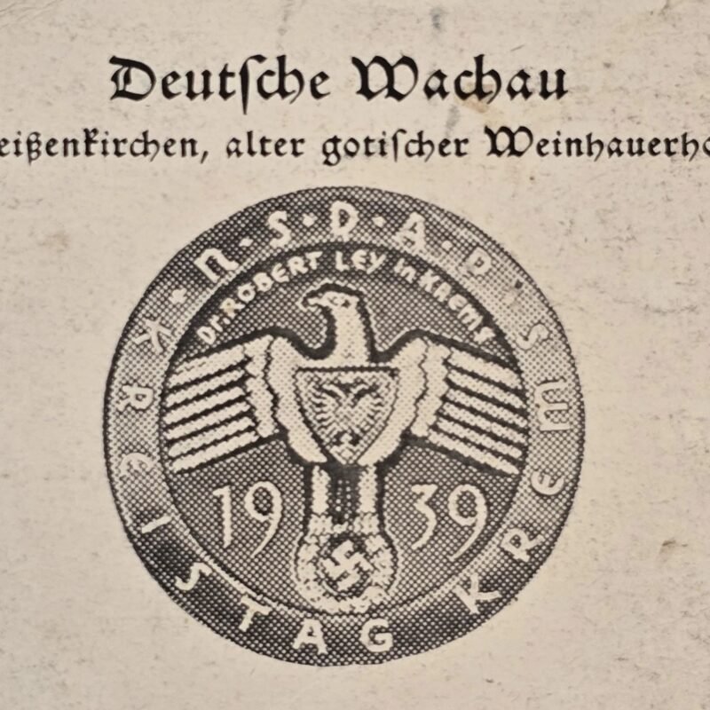 20260614_122034.jpg 1939 German Third Reich Nazi KdF Postcard NSDAP Kreistag Krems Propaganda