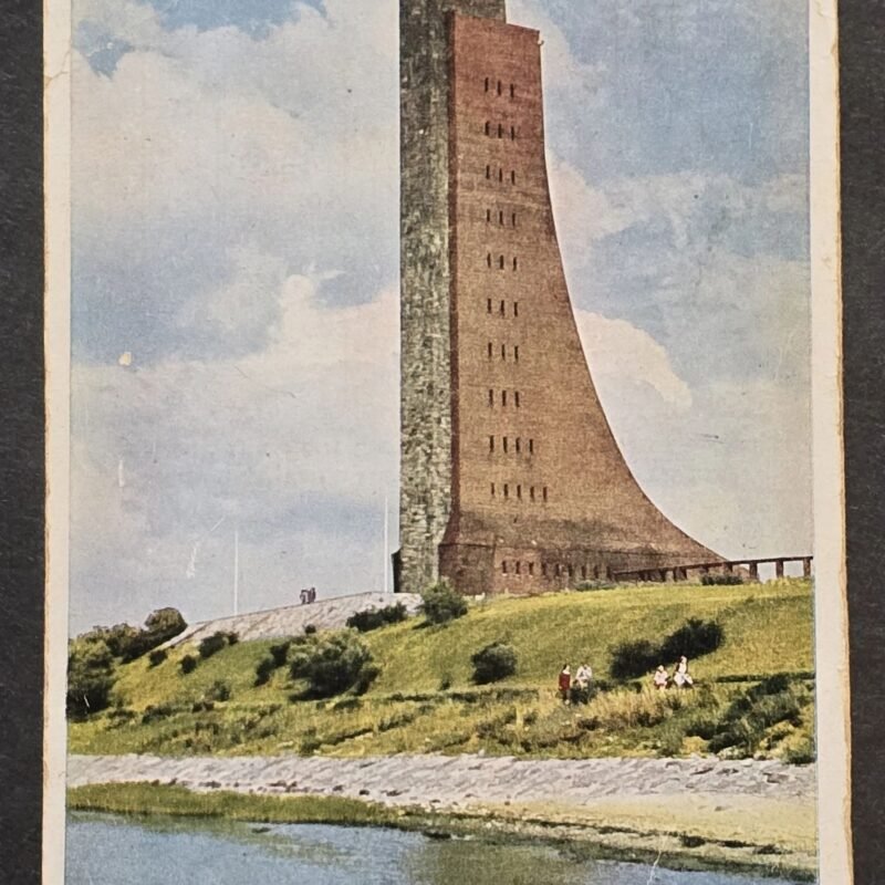 20260614_122213-d855eab.jpg Third Reich Era Color Postcard WW1 German Marine-Ehrenmal Laboe 85m Monument