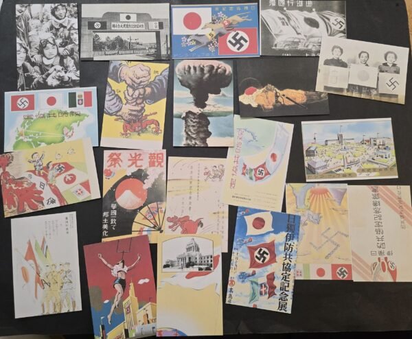 20260616_162413.jpg 20 Japanese Japan Nazi German Third Reich Friendship Propaganda Postcards WWII