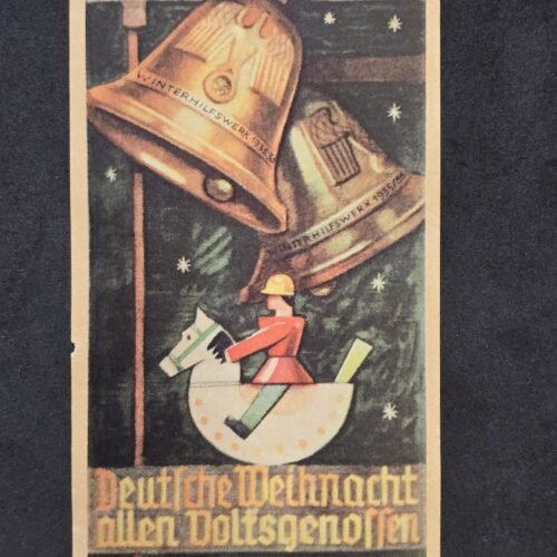 20260616_170520.jpg Third Reich Nazi German WHW Winter Help Christmas Door Sign Sticker w Swastika