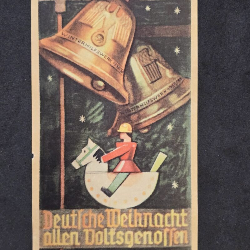 20260616_170520.jpg Third Reich Nazi German WHW Winter Help Christmas Door Sign Sticker w Swastika