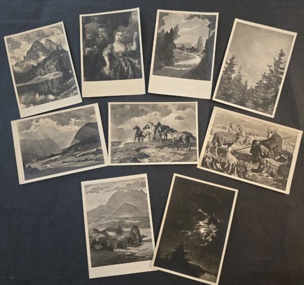 20260617_163520.jpg 9 German Third Reich Haus der Deutschen Kunst Munich HDK Art NSDAP Postcards
