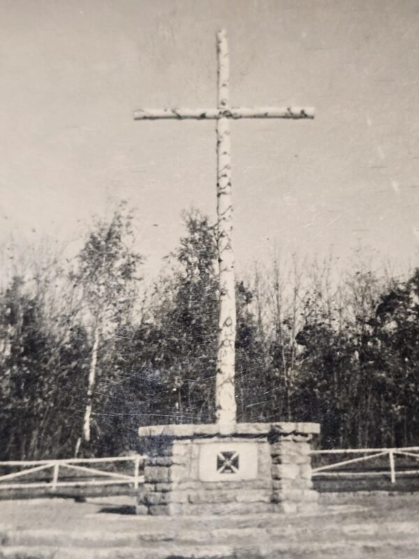 Iron Cross Swastika Cross Memorial Minument WW2 German Third Reich Era Photo