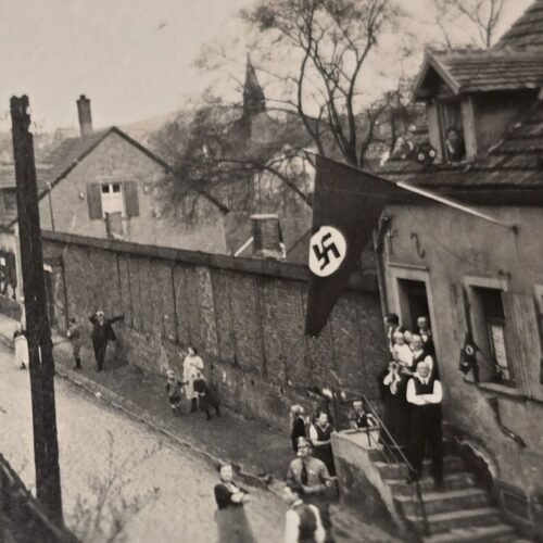20260621_122333.jpg Swastika Flags Banners SA Stormtrooper WW2 German Third Reich Era Photo