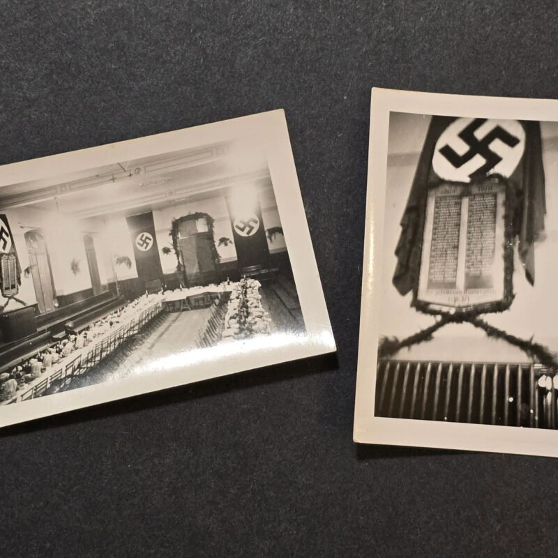 20260621_122812.jpg Fallen SA Stormtroopers Swastika Flag Memorial WW2 German Third Reich Era Photos x 2