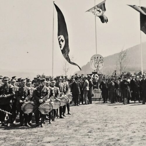 20260621_155619.jpg RARE! Original 1935 Tag der Arbeit Photo SA Stormtroopers NSDAP May Day Rally WW2 German Photo