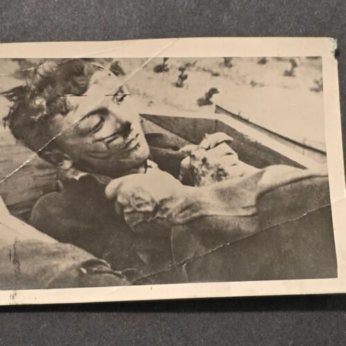 20260621_155858.jpg GRUESOME! Nazi Atrocity Photo Jewish Victim Murdered - Manhandled! WW2 German Third Reich Era Press Photo