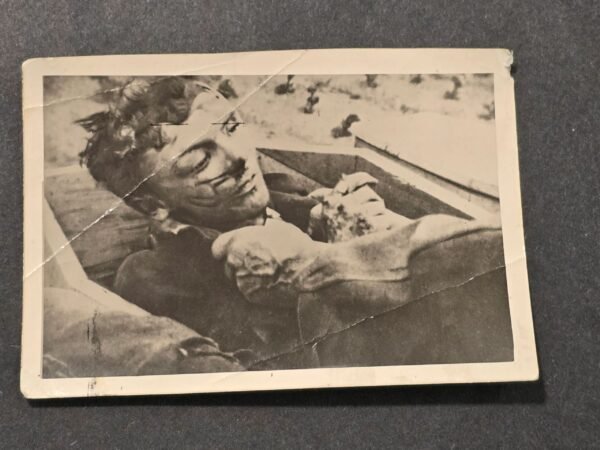 20260621_155858.jpg GRUESOME! Nazi Atrocity Photo Jewish Victim Murdered - Manhandled! WW2 German Third Reich Era Press Photo