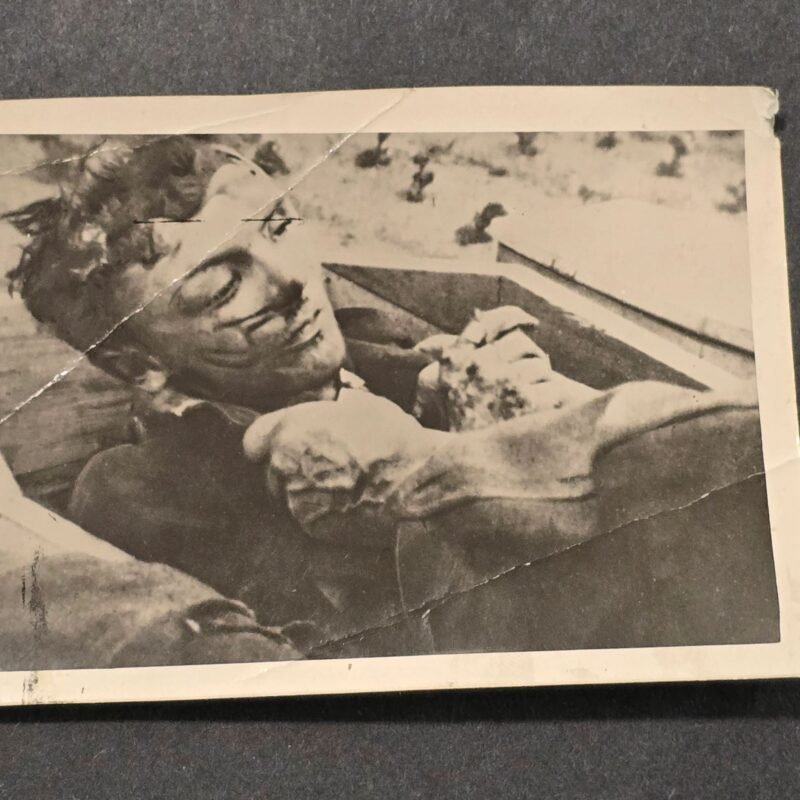 20260621_155858.jpg GRUESOME! Nazi Atrocity Photo Jewish Victim Murdered - Manhandled! WW2 German Third Reich Era Press Photo