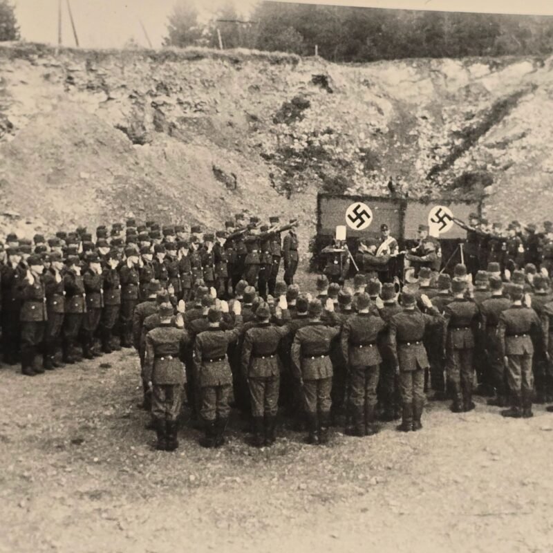 20260621_160212.jpg RAD Swastika Flag Ceremony WW2 German Third Reich NSDAP Photo