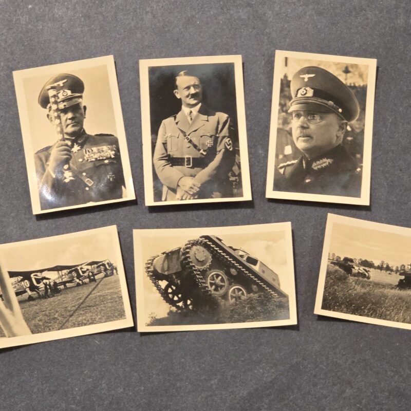 20260621_160250.jpg NSDAP Third Reich WWII Nazi German Photo Card Lot x6 Hitler Blomberg Fritsch Luftwaffe Tanks