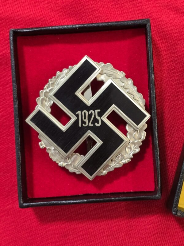 20260708_144456.jpg Third Reich Early NSDAP Gau Honor Badge 1925 LDO Boxed Award WW2 Nazi German