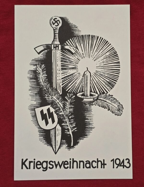 20260708_174127.jpg Third Reich Nazi German NSDAP Christmas New Years Wishes Soldiers Feldpost Postcard set
