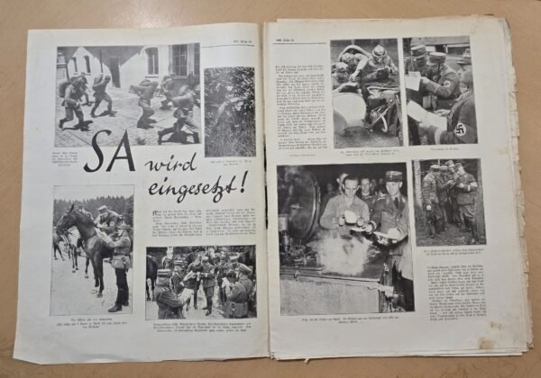20260710_121709.jpg 1935 German Illustrierter Beobachter Magazine Newspaper Hitler SA NSKK Third Reich