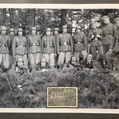 20260722_132719 WOW 1 OF A KIND WALL MILITARY ART! WEHRMACHT MACHINE GUN MG CREW PRINT PHOTO