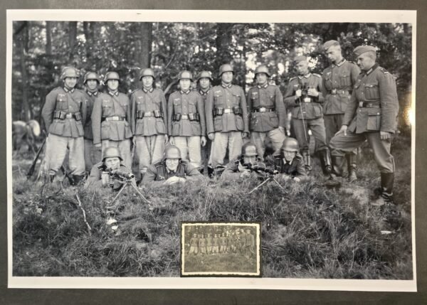 20260722_132719 WOW 1 OF A KIND WALL MILITARY ART! WEHRMACHT MACHINE GUN MG CREW PRINT PHOTO