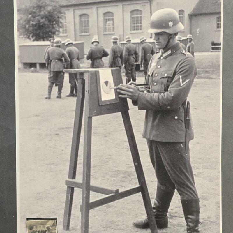 WOW 1 OF A KIND WALL MILITARY ART! WEHRMACHT STEEL HELMET SOLDIER PRINT PHOTO